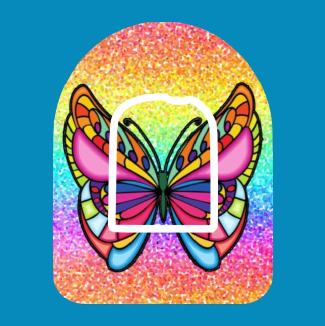 BRIGHT BUTTERFLY - OMNIPOD OVERLAY