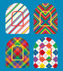 BRIGHT PATTERNS - 4 PATCH SET -  OMNIPOD OVERLAY