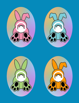 BUNNY TAILS - 4 PATCH SET - LIBRE 3 OVERLAY