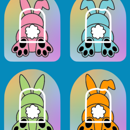 BUNNY TAILS - 4 PATCH SET - OMNIPOD OVERLAY