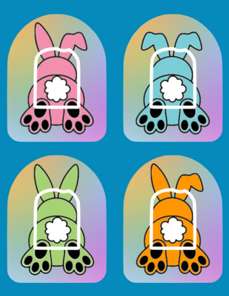 BUNNY TAILS - 4 PATCH SET - OMNIPOD OVERLAY