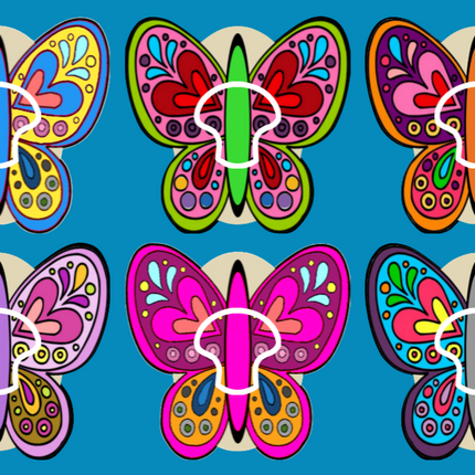 BUTTERFLY ART - 6 PATCH SET - MEDTRONIC GUARDIAN  OVERLAY