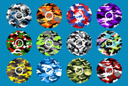 CAMO VARIETY - 12 PATCH SET -  INFUSION SET OVERLAY