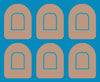 CARAMEL LATTE - MEDIUM SKIN - 6 PATCH SET - OMNIPOD OVERLAYS