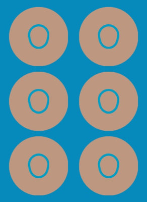 CARAMEL LATTE - MEDIUM SKIN - 6 PATCH SET - DEXCOM G7 OR DEXCOM STELO OVERLAY