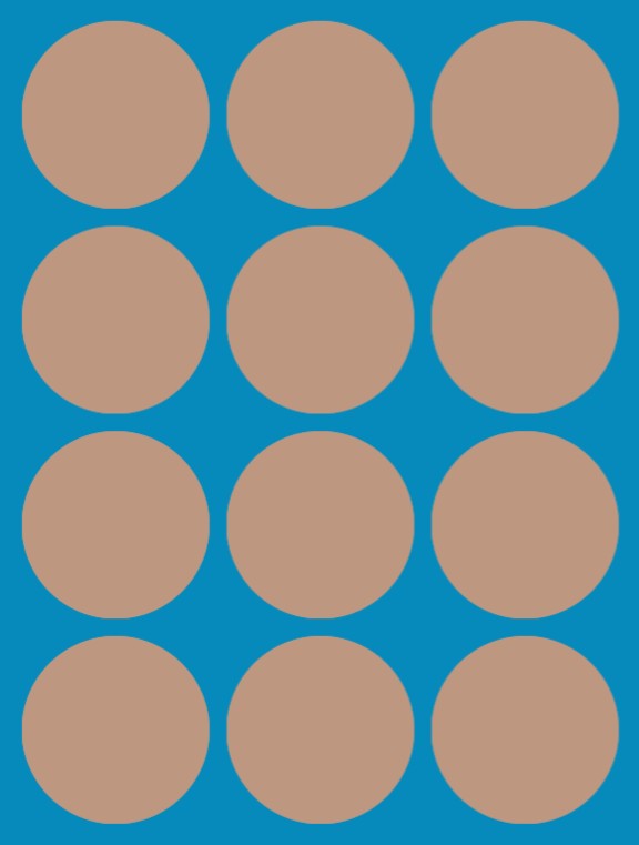 CARAMEL LATTE (MEDIUM SKIN TONE) - 12 PATCH SET - FOR THE SUGARSHIELD™ CASE BY DECK MY DIABETES for TANDEM MOBI™ INSULIN PUMP