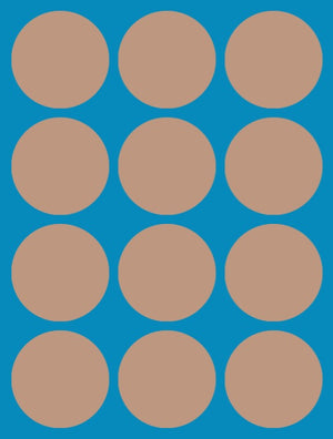CARAMEL LATTE (MEDIUM SKIN TONE) - 12 PATCH SET - FOR THE SUGARSHIELD™ CASE BY DECK MY DIABETES for TANDEM MOBI™ INSULIN PUMP