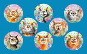 CHARISMATIC KITTIES - 8 PATCH SET - LIBRE 2