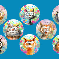 CHARISMATIC KITTIES - 8 PATCH SET   -  DEXCOM G6 OVERLAYS