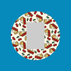 CHERRY PIE PATTERN - SINGLE PATCH FOR THE SUGARSHIELD™ CASE BY DECK MY DIABETES for TANDEM MOBI™ INSULIN PUMP