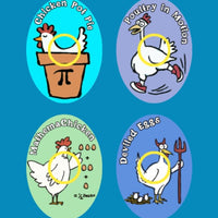 CHICKEN CLUCKERS - 4 PATCH SET - INFUSION SET OVERLAY