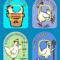 CHICKEN CLUCKERS - 4 PATCH SET - OMNIPOD OVERLAY
