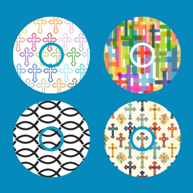Christian Merch Pattern CHRISTIAN PATTERNS - 4 PATCH SET - INFUSION SET OVERLAY – The Sugar Patch