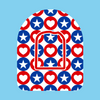 CIRCLES STARS AND HEARTS -  OMNIPOD OVERLAY