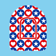 CIRCLES STARS AND HEARTS -  OMNIPOD OVERLAY