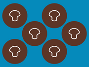 COCOA MOCHA  (DARK SKIN TONE) - 6 PATCH SET - MEDTRONIC GUARDIAN OVERLAYS WITH CUT-OUT FOR USE WITH DECK MY DIABETES GRIPSHIELD
