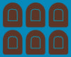 COCO MOCHA - DARK SKIN - 6 PATCH SET - OMNIPOD OVERLAYS