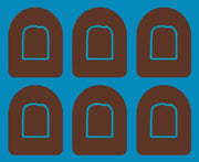 COCO MOCHA - DARK SKIN - 6 PATCH SET - OMNIPOD OVERLAYS