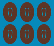 COCO MOCHA - DARK SKIN - 6 PATCH SET -  DEXCOM G6 OVERLAY