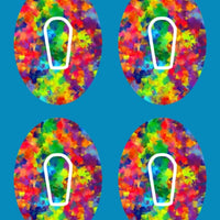 COLOR COLLAGE  - 4 PATCH SET -  DEXCOM G6 OVERLAY