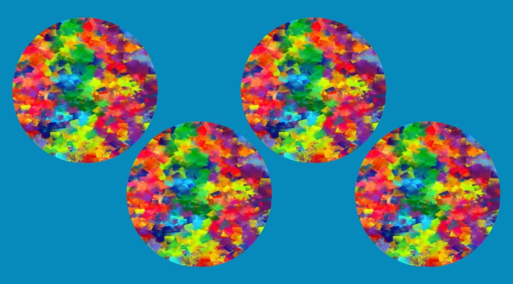 COLOR COLLAGE - 4 PATCH SET - LARGE SOLID OVERLAYS | The Sugar Patch