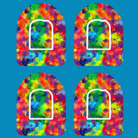 COLOR COLLAGE  - 4 PATCH SET - OMNIPOD OVERLAY