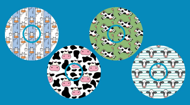 COW PATTERNS - 4 PATCH SET - LIBRE 2