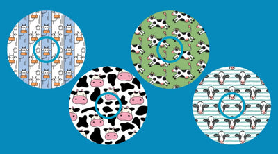 COW PATTERNS - 4 PATCH SET - LIBRE 2