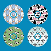 COW PATTERNS  - 4 PATCH SET - INFUSION SET OVERLAY