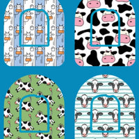 COW PATTERNS - 4 PATCH SET - OMNIPOD OVERLAY