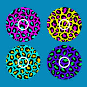 CRAZY LEOPARDS  - 4 PATCH SET  - LIBRE 3 OVERLAY
