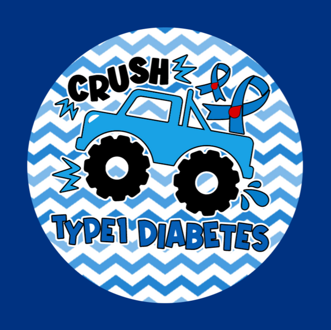 CRUSH TYPE ONE DIABETES - MONSTER TRUCK - PATCH