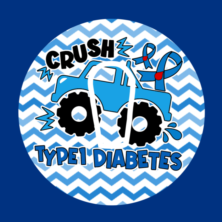 CRUSH TYPE ONE DIABETES - MONSTER TRUCK - PATCH