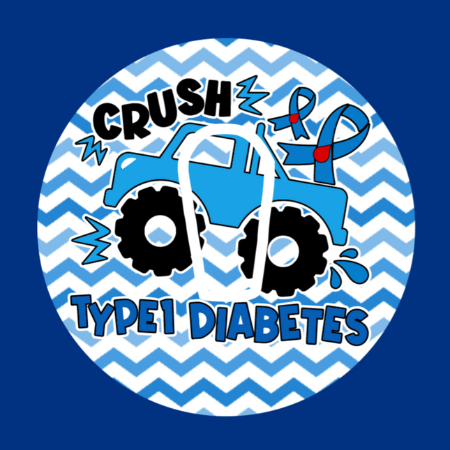 CRUSH TYPE 1 DIABETES MONSTER TRUCK  -  DEXCOM G6 OVERLAYS