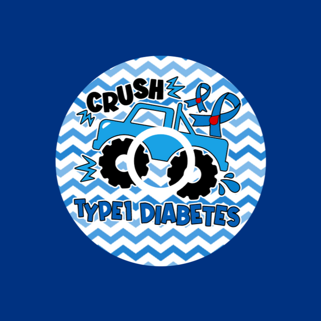 CRUSH TYPE 1 DIABETES MONSTER TRUCK - INFUSION SET OVERLAY