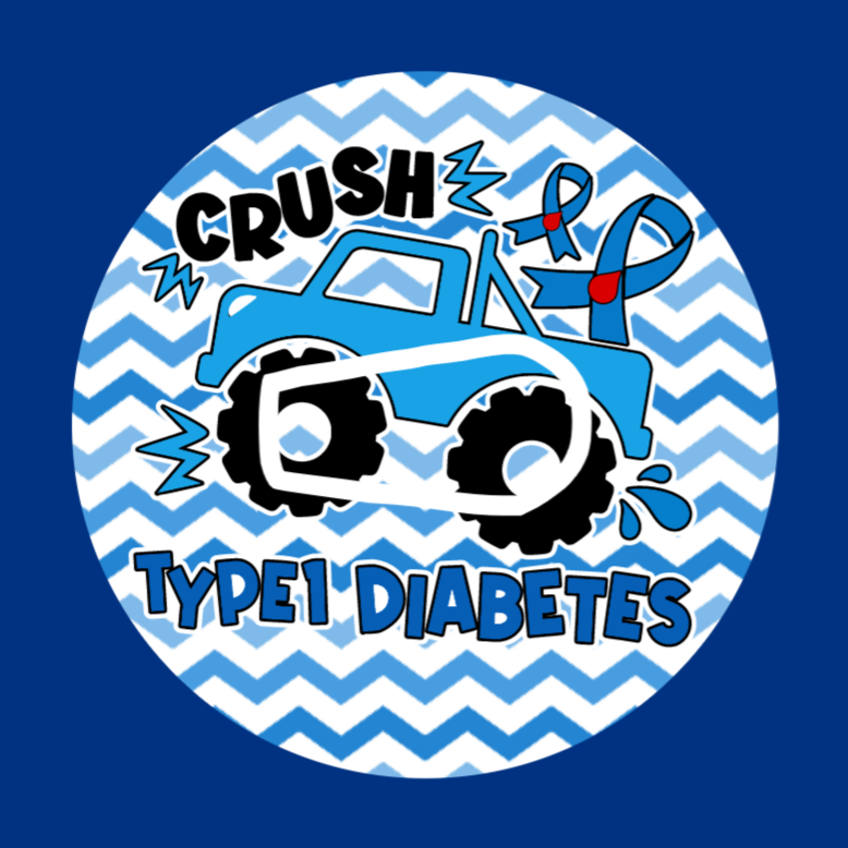 CRUSH TYPE 1 DIABETES MONSTER TRUCK  -  DEXCOM G6 OVERLAYS