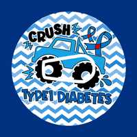 CRUSH TYPE 1 DIABETES MONSTER TRUCK  -  DEXCOM G6 OVERLAYS