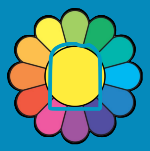 DAISY COLORS OF THE RAINBOW -  OMNIPOD OVERLAY