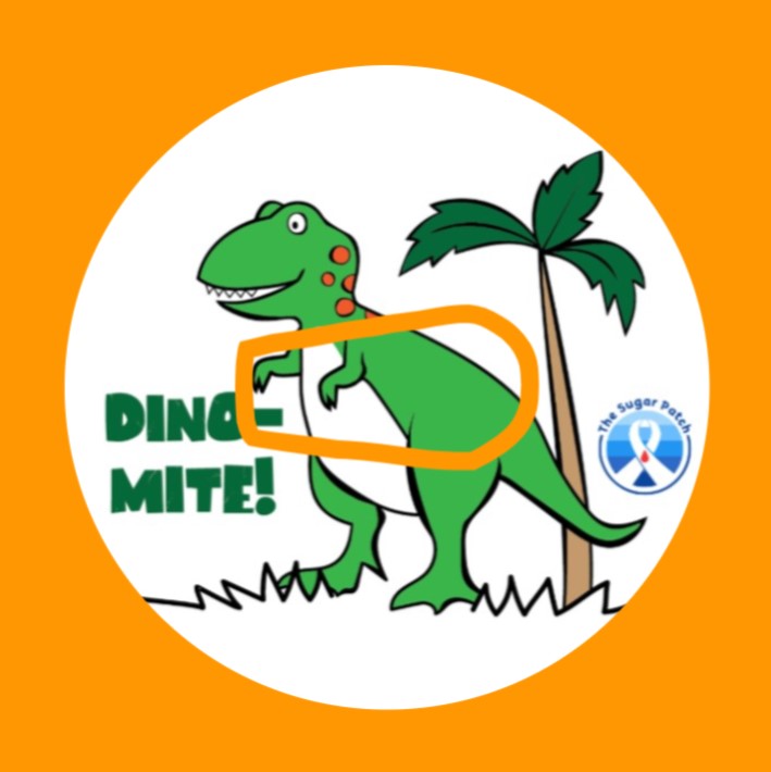 DINO-MITE DINOSAUR - OVERLAY PATCH | The Sugar Patch