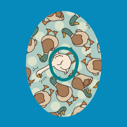 DUCK DUCK GOOSE  PATTERN PATCH