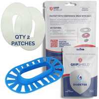 GripShield® Compatible With Dexcom G6® – Reusable Device Bump Protector | Secure & Comfortable Fit