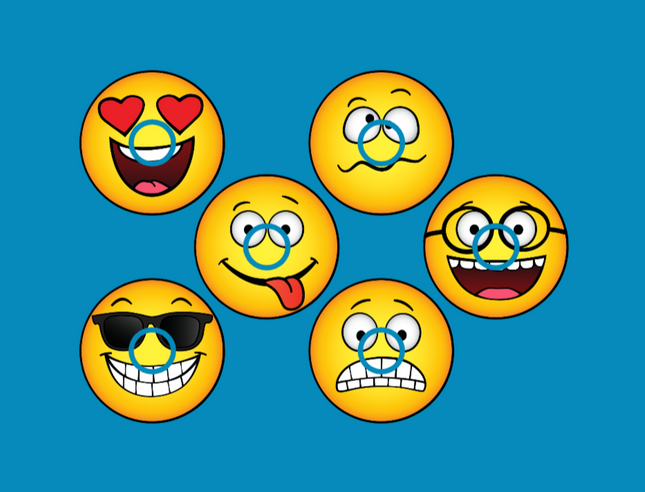 EMOJIS- 6 PATCH SET  - LIBRE 3 OVERLAY