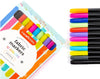 INCRAFTABLES FABRIC PAINT MARKERS (SET OF 12) - FOR USE WITH "COLOR MY JOURNEY" SUGAR PATCH OVERLAYS