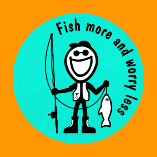 FISH MORE & WORRLY LESS PATCH