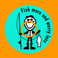 FISH MORE & WORRLY LESS PATCH