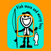 FISH MORE & WORRLY LESS PATCH