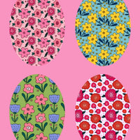 FLOWERS FOR MOM - 4 PATCH SET
