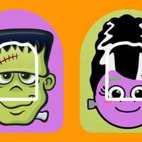 FRANKIE'S MONSTER & BRIDE - 2 PATCH SET