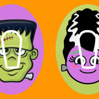 FRANKIE'S MONSTER & BRIDE - 2 PATCH SET