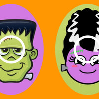 FRANKIE'S MONSTER & BRIDE - 2 PATCH SET